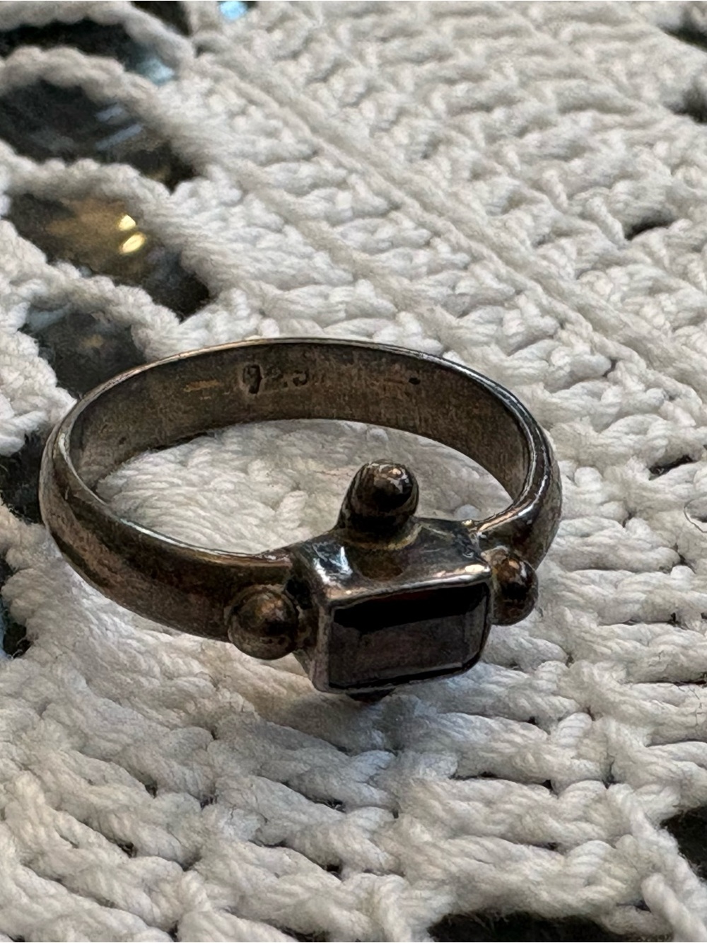 Vintage Silpada Sterling Silver Amethyst "Misty Morning" Ring